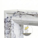 Marble fireplace hearth in Milas Lilac - Image 5