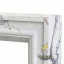 Marble fireplace hearth in Milas Lilac - Image 6