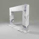 Marble around fireplace in Milas Lilac - Image 1