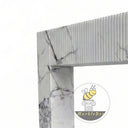 Marble around fireplace in Milas Lilac - Image 5