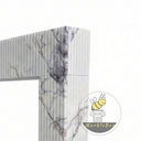 Marble around fireplace in Milas Lilac - Image 6
