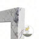 Marble around fireplace in Milas Lilac - Image 6