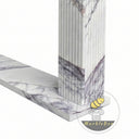 Marble around fireplace in Milas Lilac - Image 7