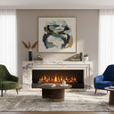 Small marble fireplace surround in Milas Lilac - Image 2