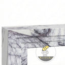Small marble fireplace surround in Milas Lilac - Image 5