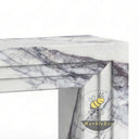 Small marble fireplace surround in Milas Lilac - Image 6