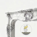 Victorian marble fireplace in Milas Lilac - Image 6