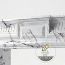 Marble fireplace mantel for sale in Milas Lilac - Image 5