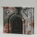 Green marble fireplace surround in Four season green - Image 1