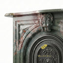 Green marble fireplace surround in Four season green - Image 6