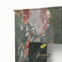 Fluted Marble fireplace surround in Four season green - Image 5
