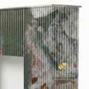 Fluted Marble fireplace surround in Four season green - Image 6