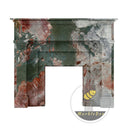 marble fire surround in Four season green - Image 3