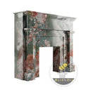 marble fire surround in Four season green - Image 4