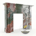 Green Marble fireplace mantel in Four season green - Image 4