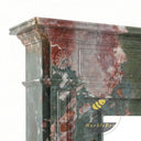 Green Marble fireplace mantel in Four season green - Image 5