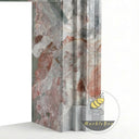 Green Marble fireplace mantel in Four season green - Image 7