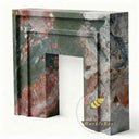 Marble fireplace mantel for sale in Four season green - Image 4