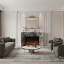 Marble fireplace surround in Four season green - Image 2