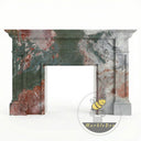 Unique design marble fireplace in Four season green - Image 3