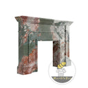 Unique design marble fireplace in Four season green - Image 4