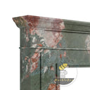 Unique design marble fireplace in Four season green - Image 5