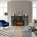 Marble fireplace surround in Four season green - Image 2