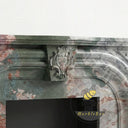 Marble fireplace surround in Four season green - Image 5
