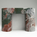 Unique design marble fireplace surround in Four season green - Image 1