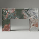 Modern minimalist fireplace surround in Four season green - Image 1
