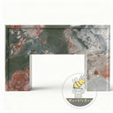 Modern minimalist fireplace surround in Four season green - Image 3