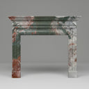 Electric marble fireplace surround in Four season green - Image 1