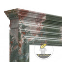 Electric marble fireplace surround in Four season green - Image 5