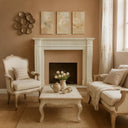 White Marble Fire Surround and Hearth