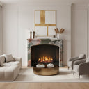 Marble fire surround in Four season green - Image 2