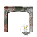 Marble fire surround in Four season green - Image 3