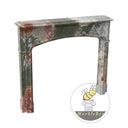 Marble fire surround in Four season green - Image 4