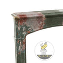 Marble fire surround in Four season green - Image 5