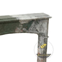 Marble fire surround in Four season green - Image 6