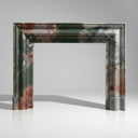 Electric marble fireplace surround in Four season green - Image 1