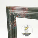 Electric marble fireplace surround in Four season green - Image 5