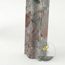 Electric marble fireplace surround in Four season green - Image 7