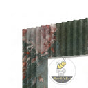 Modern marble fireplace in Four season green - Image 5
