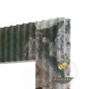 Modern marble fireplace in Four season green - Image 6