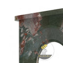 Modern marble fireplace mantel in Four season green - Image 5