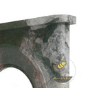 Modern marble fireplace mantel in Four season green - Image 6