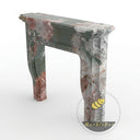 Marble fire surround in Four season green - Image 3