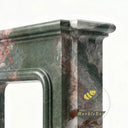 Marble fire surround in Four season green - Image 6