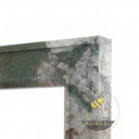 Electric marble fireplace surround in Four season green - Image 6