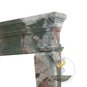 Modern marble fireplace in Four season green - Image 6